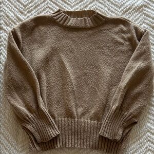Cozy Crewneck Sweater in Brown